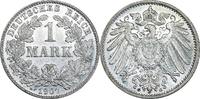 KAISERREICH 1 Mark J 17, Kursmünze -