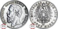 BADEN 5 Mark J 27 - geprägt unter Großherzog Friedrich I. -