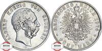SACHSEN 5 Mark J 122 - geprägt unter König Albert -