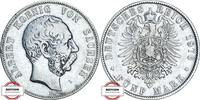 SACHSEN 5 Mark J 122 - geprägt unter König Albert -