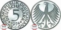BRD 5 DM J 387 - Silberfünfer -