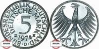 BRD 5 DM J 387 - Silberfünfer -