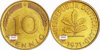 BRD 10 Pfennig J 383 Seltenes Jahr und Buchstabe -
