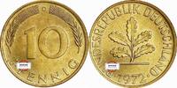 BRD 10 Pfennig J 383 Seltenes Jahr und Buchstabe -