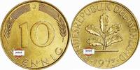 BRD 10 Pfennig J 383 Seltenes Jahr und Buchstabe -
