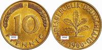 BRD 10 Pfennig J 383 Seltenes Jahr und Buchstabe -