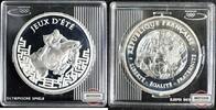 FRANKREICH 1 1/2 Euro Springreiten - Jeu d'ete 2007 - Olympiade Peking 2008 - gekapselt -