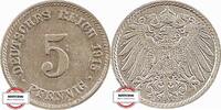 KAISERREICH 5 Pfennig J 12 - Kursmünze aus dem Kaiserreich -