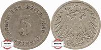 KAISERREICH 5 Pfennig J 12 - Kursmünze aus dem Kaiserreich -