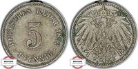 KAISERREICH 5 Pfennig J 12 - Kursmünze aus dem Kaiserreich -
