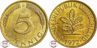 BRD 5 Pfennig J 382-Kursmünze -