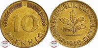BRD 10 Pfennig J 383 Seltenes Jahr und Buchstabe -