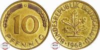 BRD 10 Pfennig J 383 Seltenes Jahr und Buchstabe -