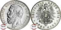 BADEN 5 Mark J 27F - geprägt unter Großherzog Friedrich I. -