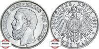 BADEN 2 Mark J 28 - geprägt unter Großherzog Friedrich I. -