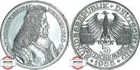 BRD 5 DM 1955 G J 390 - Markgraf von Baden fast VZ 158,00 EUR Differenzbesteuert nach §25a UStG zzgl. 5,90 EUR Versand