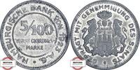 HAMBURG 5/100 Verrechnungsmarke J N36 - Ausgabe der Hamburgischen Bank AG -