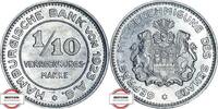 HAMBURG 1/10 Verrechnungsmarke J N37 - Ausgabe der Hamburgischen Bank -