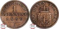 PREUSSEN 1 Pfennig AKS 108 - geprägt unter König Wilhelm -