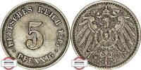 KAISERREICH 5 Pfennig J 12 - Kursmünze aus dem Kaiserreich -