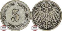 KAISERREICH 5 Pfennig J 12 - Kursmünze aus dem Kaiserreich -
