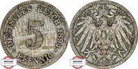 KAISERREICH 5 Pfennig J 12 - Kursmünze aus dem Kaiserreich -