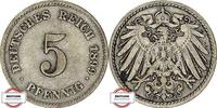 KAISERREICH 5 Pfennig J 12 - Kursmünze aus dem Kaiserreich -