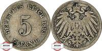KAISERREICH 5 Pfennig J 12 - Kursmünze aus dem Kaiserreich -