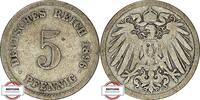 KAISERREICH 5 Pfennig J 12 - Kursmünze aus dem Kaiserreich -
