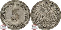 KAISERREICH 5 Pfennig J 12 - Kursmünze aus dem Kaiserreich -