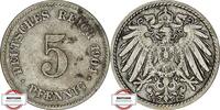 KAISERREICH 5 Pfennig J 12 - Kursmünze aus dem Kaiserreich -