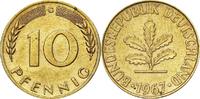 BRD 10 Pfennig J 383 Seltenes Jahr und Buchstabe -