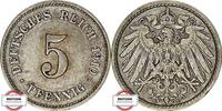 KAISERREICH 5 Pfennig J 12 - Kursmünze aus dem Kaiserreich -