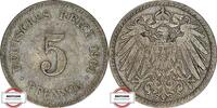 KAISERREICH 5 Pfennig J 12 - Kursmünze aus dem Kaiserreich -
