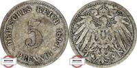 KAISERREICH 5 Pfennig J 12 - Kursmünze aus dem Kaiserreich -
