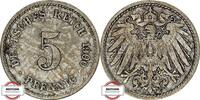 KAISERREICH 5 Pfennig J 12 - Kursmünze aus dem Kaiserreich -