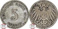 KAISERREICH 5 Pfennig J 12 - Kursmünze aus dem Kaiserreich -