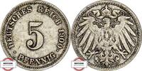 KAISERREICH 5 Pfennig J 12 - Kursmünze aus dem Kaiserreich -
