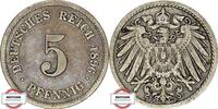 KAISERREICH 5 Pfennig J 12 - Kursmünze aus dem Kaiserreich -
