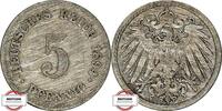 KAISERREICH 5 Pfennig J 12 - Kursmünze aus dem Kaiserreich -