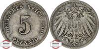 KAISERREICH 5 Pfennig J 12 - Kursmünze aus dem Kaiserreich -