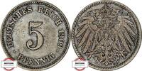 KAISERREICH 5 Pfennig J 12 - Kursmünze aus dem Kaiserreich -