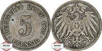 KAISERREICH 5 Pfennig J 12 - Kursmünze aus dem Kaiserreich -
