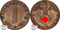 DRITTE REICH 1 PFENNIG J 361 - Kursmünze -
