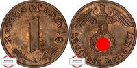DRITTE REICH 1 PFENNIG J 361 - Kursmünze -
