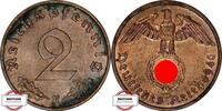 DRITTE REICH 2 PFENNIG J 362- Kursmünze -