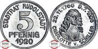 RUDOLSTADT 5 Pfennig Funck 457.7a - Notgeld des Stadtrates Rudolstadt - selten - TOP -