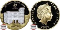 COOK INSELN 1 $ Porta Nigra - versilbert / vergoldet - Inlay aufstellbar - gekapselt -