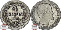 DÄNEMARK 4 Skilling KM 758.1 - geprägt unter Friedrich VII. -