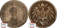 KAISERREICH 1 Pfennig J 10 - Kursmünze aus dem Kaiserreich -